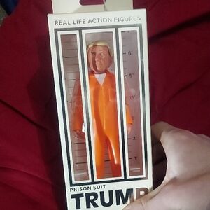 Future Telling Action Figure. Trump Behind Bars! Nwt!
